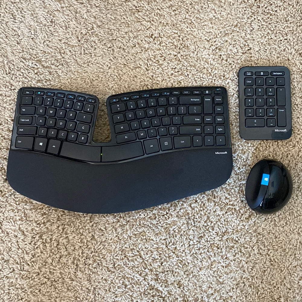 Microsoft Sculpt Ergonomic Wireless Desktop Keyboard and Mouse